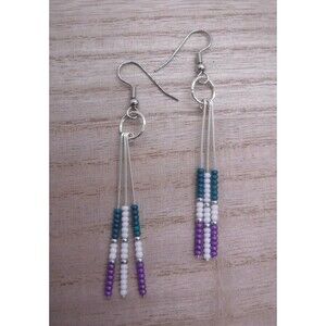 Earrings Long Beaded